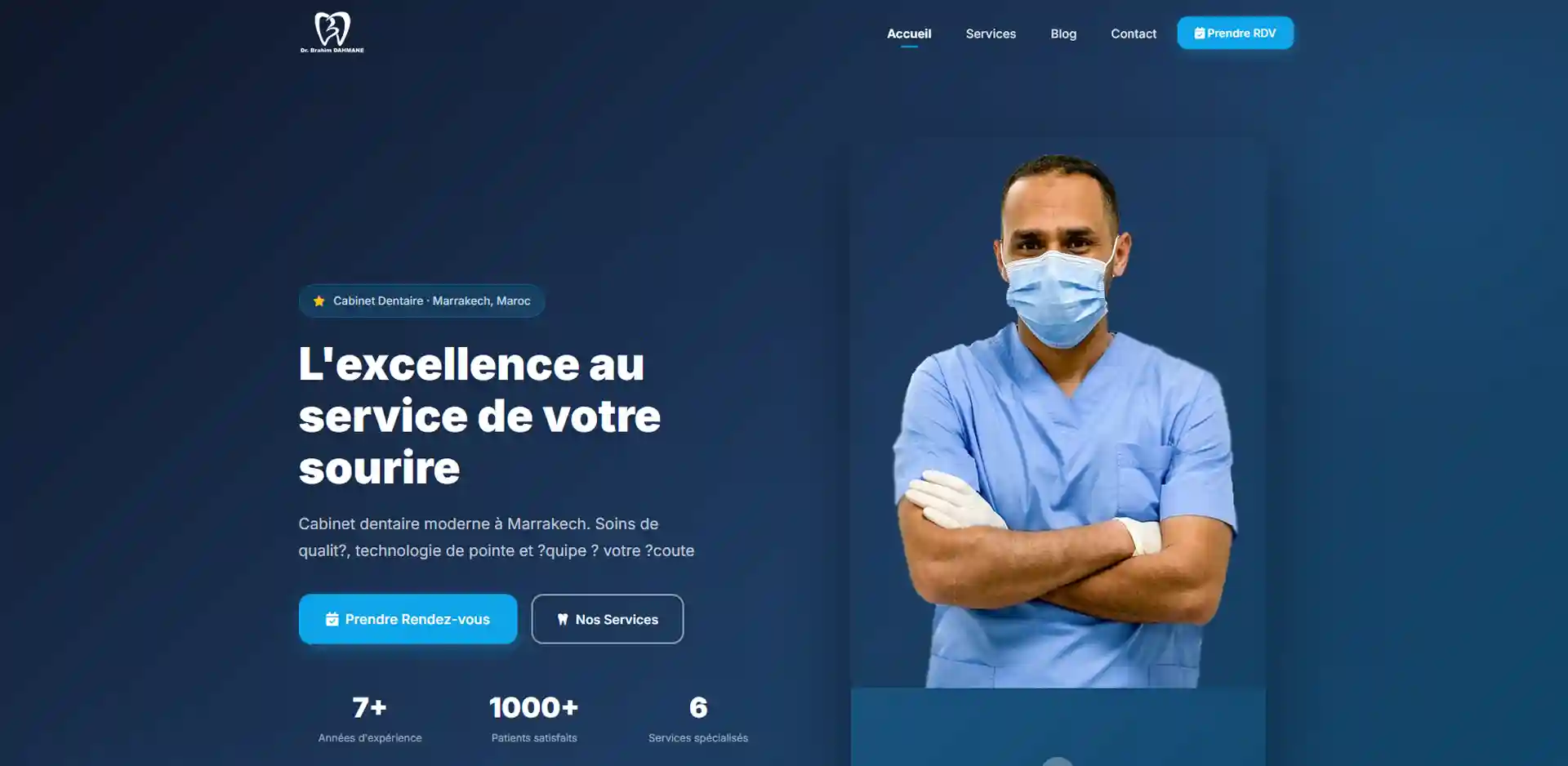 Dr. Dahmane Brahim — Dental Clinic Management and; Booking Platform